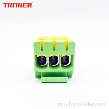 50mm2 3 Ways yellow/green Universal Terminal Block